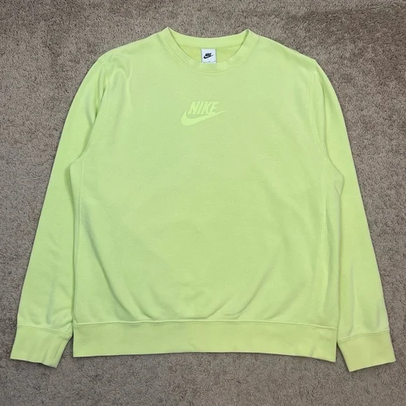 Nike Mens Sportswear Essentials French Terry Crew Pullover Sweatshirt Size Large - Picture 16 of 16